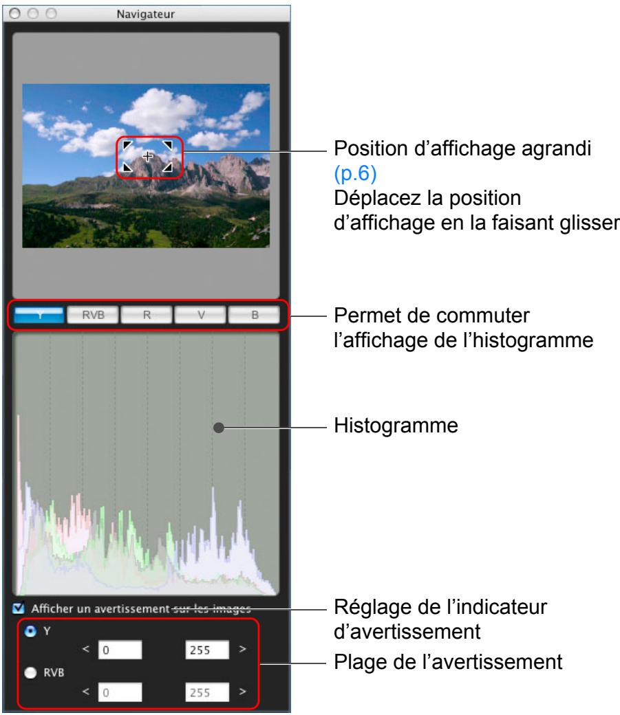 CANON PICTURE STYLE EDITOR VERSION 1.5 - Affichage de la fenêtre [navigateur] - 1