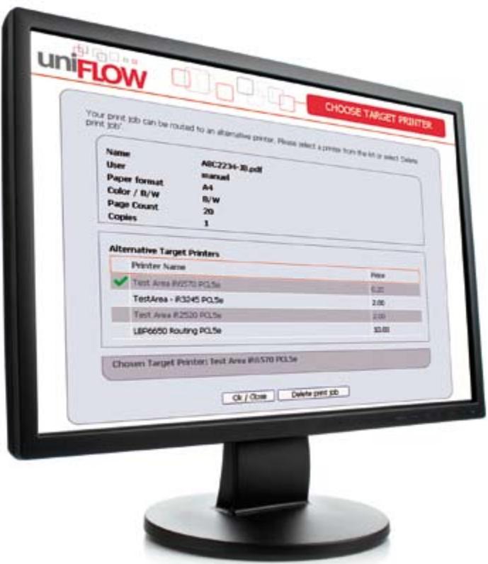 CANON UNIFLOW RULES AND ROUTING - Règles et acheminement - 1