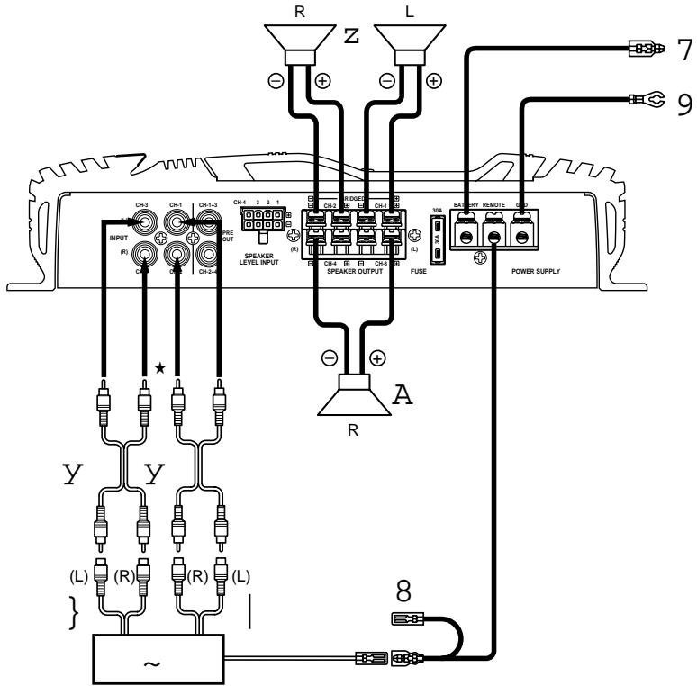 ALPINE MRV-F303 - - 3-Kanal System/Sistema a 3 canali/3-kanalssystem - 1