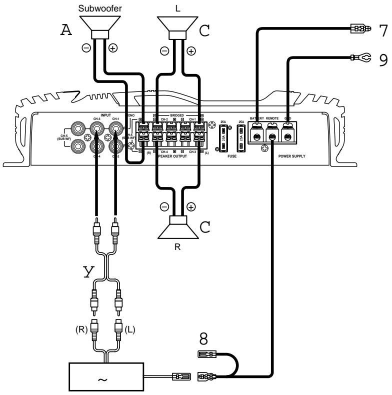 ALPINE MRV-F303 - - 3-Kanal System/Sistema a 3 canali/3-kanalssystem - 1