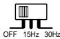 ALPINE MRV-T707 - Omkopplare for subsoniskt filter - 1