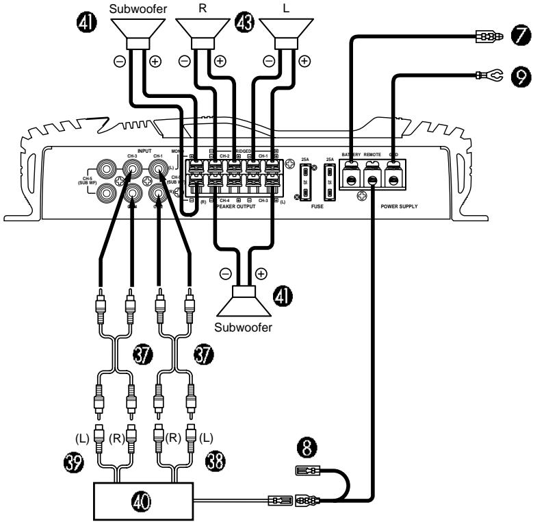 ALPINE MRV-T707 - - 4-Kanal System/Sistema a 4 canali/4-kanalssystem - 1
