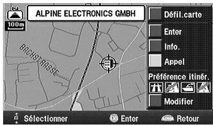 ALPINE NVD-V003-SPACE-VER-SPACE-3-00- - Numérorotation automatique à partir d'un point d'intérêt - 1