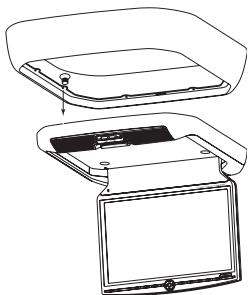 ALPINE PKG-850P - Installation du support et de la bague de garniture - 2