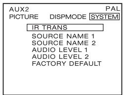 ALPINE PKG-850P - Opération de configuration du système - 2