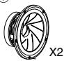 ALPINE SPX-Z18M - Woofer / Woofer - 1