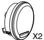 ALPINE SPX-Z18M - Tweeter / Tweeter - 1