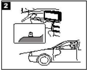 ALPINE TME-M580 - Ne pas installer l'écran près du système airbag du siège passager. - 2