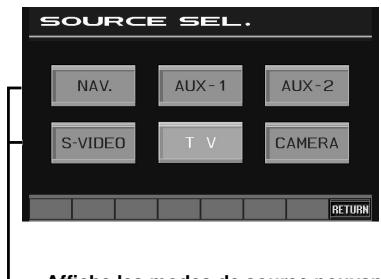 ALPINE TME-M860 - À partir des touches tactiles - 1