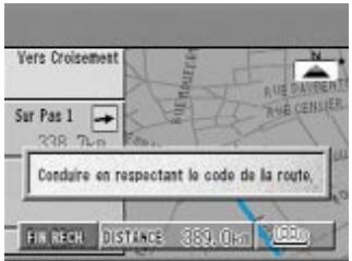 ALPINE NVE-N055-SPACE-SERIES-SPACE-CD-ROM-SPACE-SOFTWARE - Appuyez sur la touche ROUTE. la recherche d'itinéraire commence. - 4