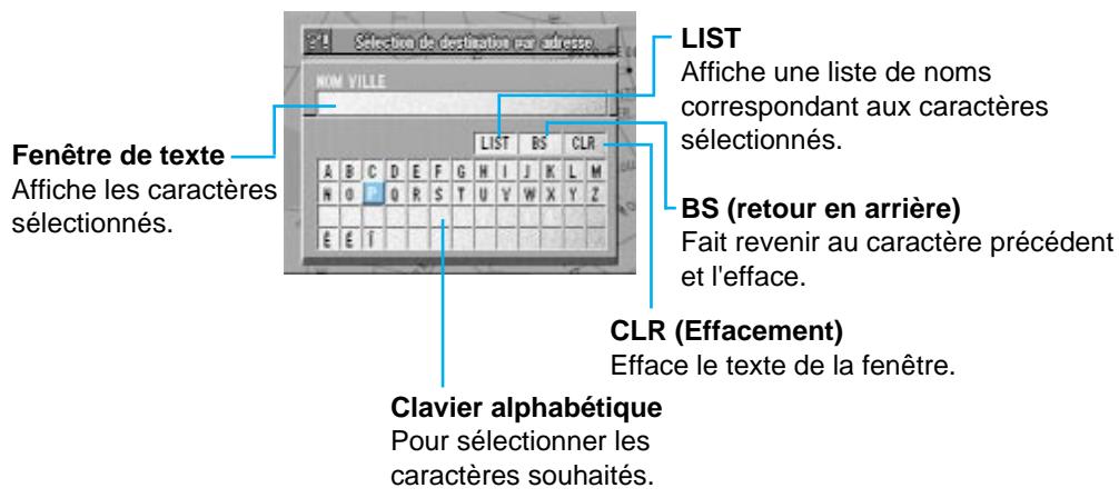 ALPINE NVE-N055-SPACE-SERIES-SPACE-CD-ROM-SPACE-SOFTWARE - Recherche d'une destination selon l'adresse (nom de ville/rue) (mode élaboré) - 8