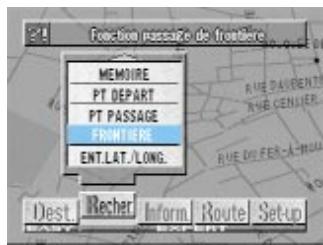 ALPINE NVE-N055-SPACE-SERIES-SPACE-CD-ROM-SPACE-SOFTWARE - Recherche manuelle d'un point frontalier - 3