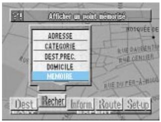 ALPINE NVE-N055-SPACE-SERIES-SPACE-CD-ROM-SPACE-SOFTWARE - Recherche à partir d'un point mémorisé - 3