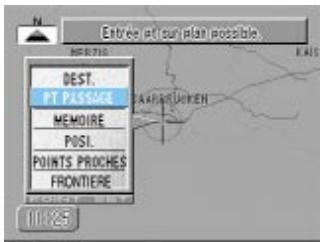 ALPINE NVE-N055-SPACE-SERIES-SPACE-CD-ROM-SPACE-SOFTWARE - Si le point frontalier est correct, sélectionnez "PT passage - 3