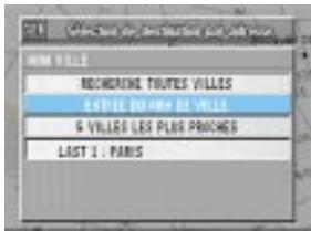 ALPINE NVE-N055-SPACE-SERIES-SPACE-CD-ROM-SPACE-SOFTWARE - Recherche d'une destination selon l'adresse (nom de ville/rue) (mode élaboré) - 4