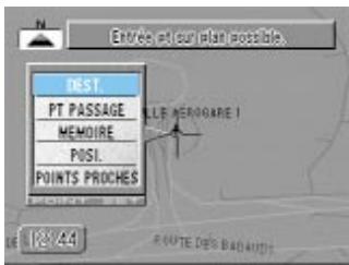 ALPINE NVE-N055-SPACE-SERIES-SPACE-CD-ROM-SPACE-SOFTWARE - L'écran de recherche d'itinéraire apparait. - 3