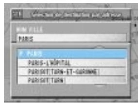 ALPINE NVE-N055-SPACE-SERIES-SPACE-CD-ROM-SPACE-SOFTWARE - Recherche d'une destination selon l'adresse (nom de ville/rue) (mode élaboré) - 10