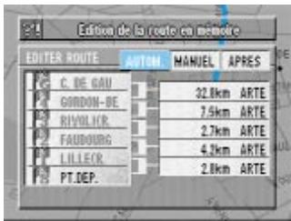 ALPINE NVE-N055-SPACE-SERIES-SPACE-CD-ROM-SPACE-SOFTWARE - — Changement provisoire d'une suite de points de passage - 5