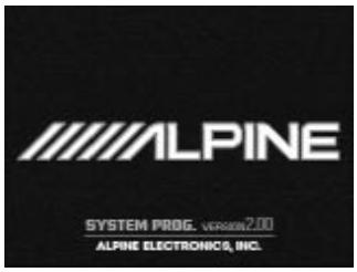 ALPINE NVE-N055-SPACE-SERIES-SPACE-CD-ROM-SPACE-SOFTWARE - L'écran initial apparait. - 1