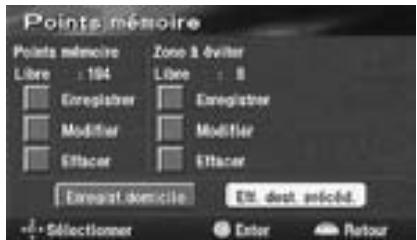 ALPINE NVE-N077P-PS SOFTWARE - Suppression des destinations antérieures - 1