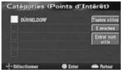 ALPINE NVE-N077P-PS SOFTWARE - Recherche d'un point d'intérêt (PI) - 3