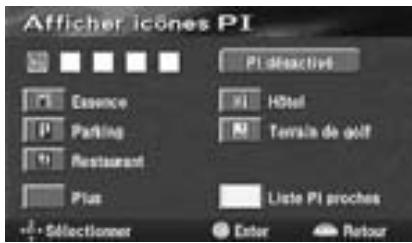 ALPINE NVE-N077P-PS SOFTWARE - Recherche de points d'intérêts locaux à partir de leurs iconônes - 4