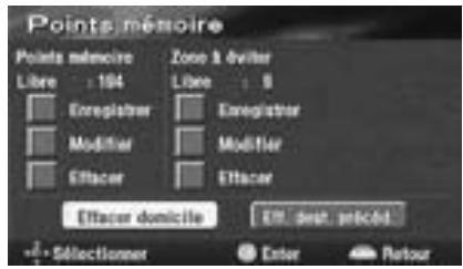 ALPINE NVE-N077P-PS SOFTWARE - Suppression du domicile enregistré - 1