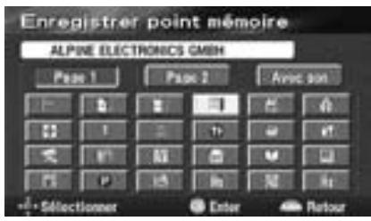 ALPINE NVE-N077P-PS SOFTWARE - Enregistrement de lieux - 1