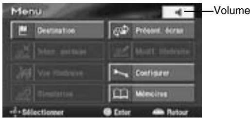 ALPINE NVE-N077P-PS SOFTWARE - Réglage du volume sonore du système de navigation - 2