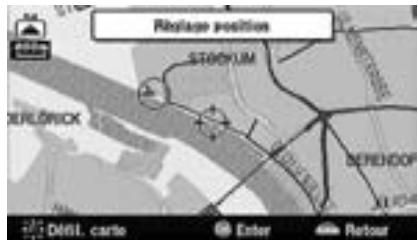 ALPINE NVE-N077P-PS SOFTWARE - Correction de la position ou de la direction du vehicule - 6
