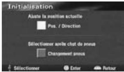 ALPINE NVE-N077P-PS SOFTWARE - Correction de la position ou de la direction du vehicule - 4