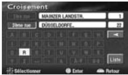 ALPINE NVE-N077P-PS SOFTWARE - Recherche à partir d'un croisement - 1