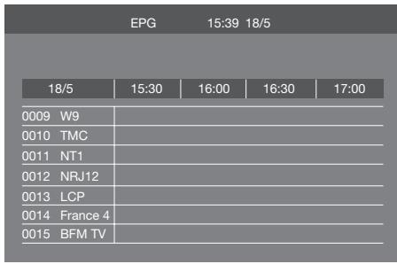 LISTO TNTHD-516 - EPG (Guide électronique de programmes) - 1