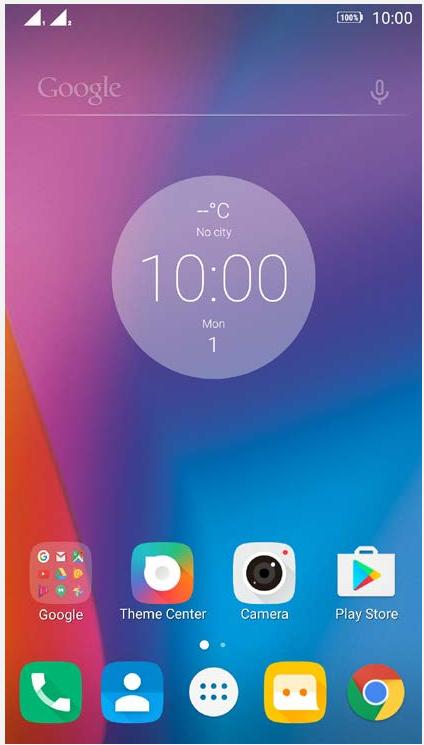 LENOVO K6 - Home screen - 1