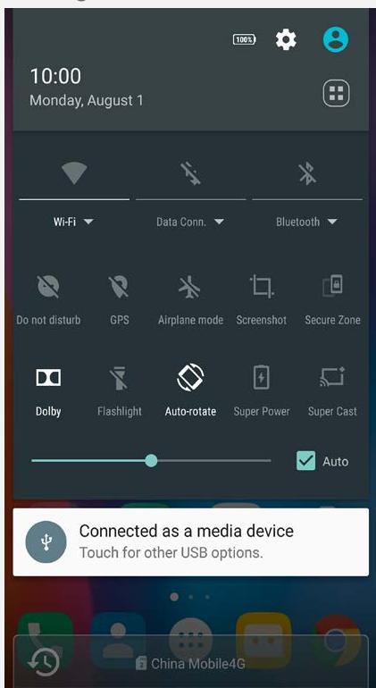 LENOVO K6 - Notifications and Quick Settings - 2