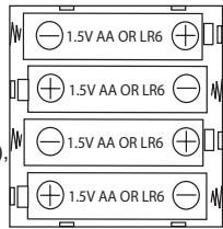 LEXIBOOK RP500TS - Informação acerca das pilhas - 1