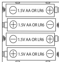 LEXIBOOK RP500TS - Informazioni sulle batterie - 1
