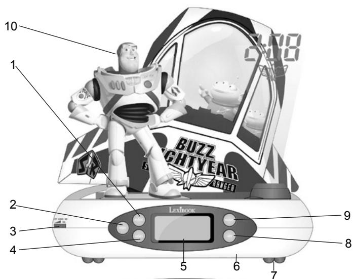 LEXIBOOK RP500TS - Radio réveil projecteur Toy Story Toy Story Projector Alarm Clock Radio - 6