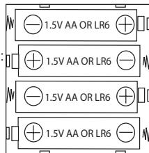 LEXIBOOK RP500TS - Información relacionada con las pilas - 1