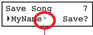 KORG C520 - Scegliendo il dato Save Song - 2