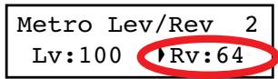 KORG C520 - Regolare il riverbero dei pattern percussivi - 1