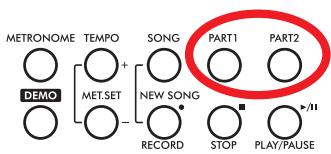 KORG C520 - Muting/unmuting a recorder's part - 1