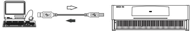 KORG C520 - Data transfer via the USB port - 1