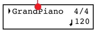 KORG C520 - Selezionare un solo suono (modo Single) - 2