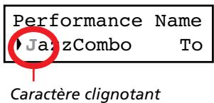 KORG C520 - Sauvegarder une performance - 2