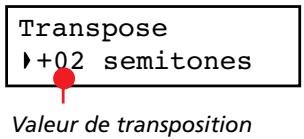 KORG C520 - Transposition - 2