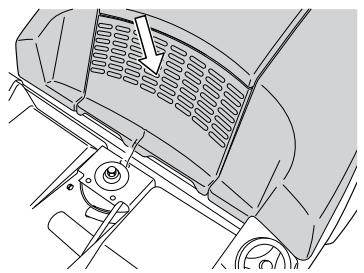 JONSERED FR 2216 FA2 - Vérification de la prise d'air de refroidissement du moteur - 1