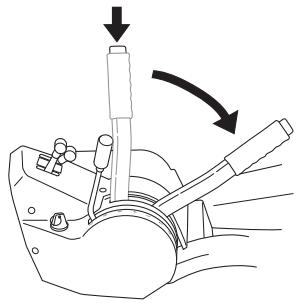 JONSERED FR 2216 FA2 - Lever de levage de l'unité de coupe - 2