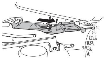 JONSERED FR 2216 FA2 4X4 - Réglage du parallaxisme de l'unité de coupe - 1
