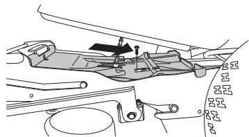 JONSERED FR 2216 FA2 4X4 - Réglage du parallaxisme de l'unité de coupe - 4